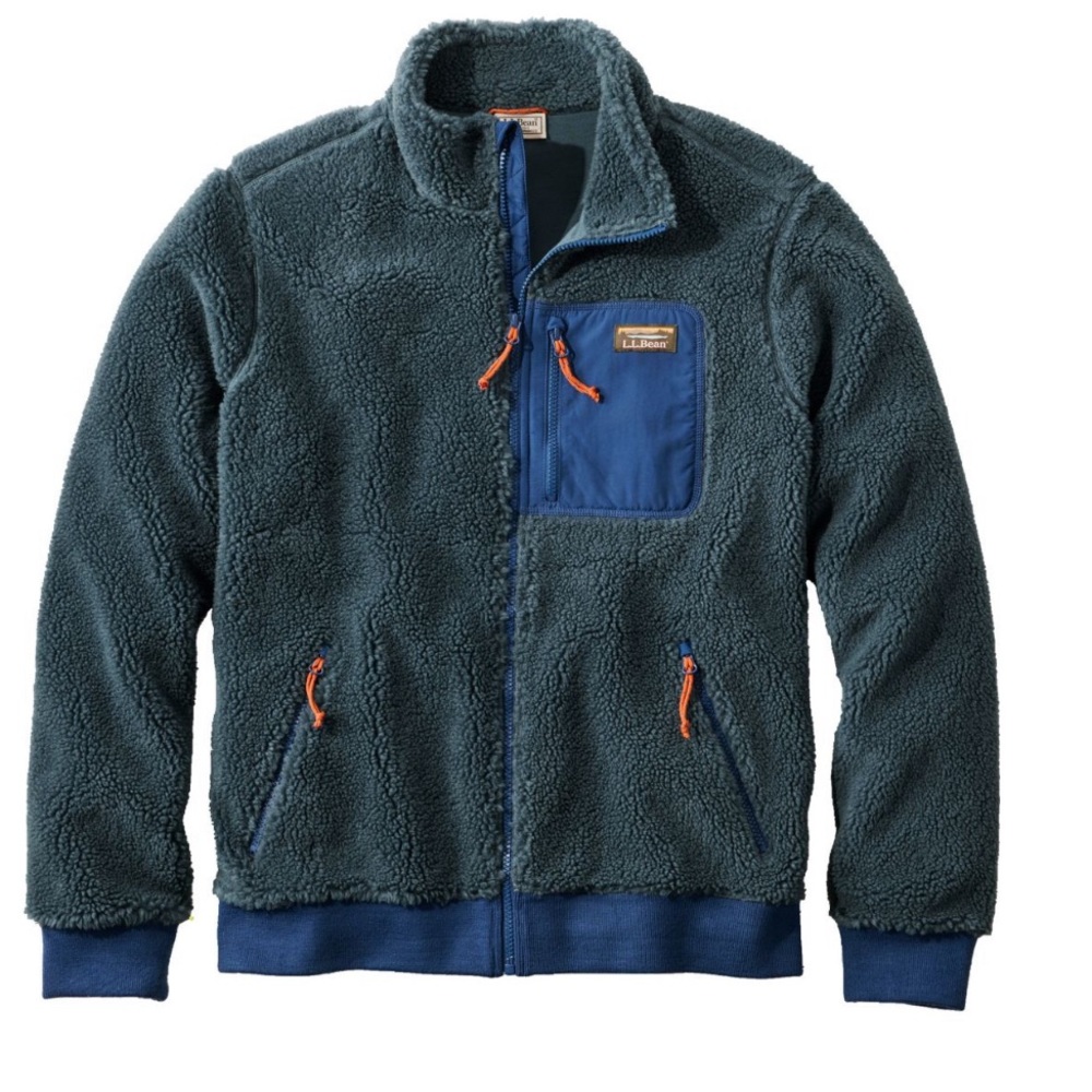 LL Bean Sherpa Fleece Jacket